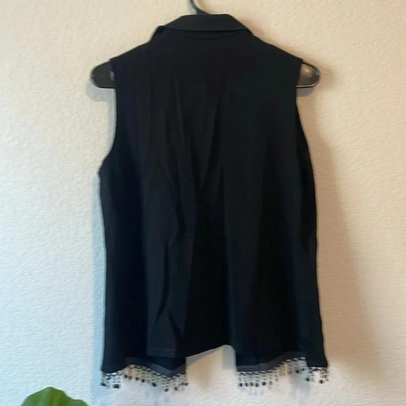 Vintage knit and beaded vest size Medium - Picture 5 of 5